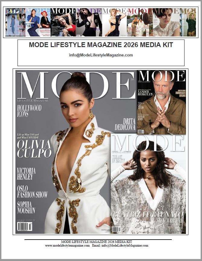 Media Kit 2026 Cover: Mode Lifestyle Magazine